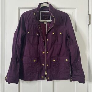 J. Crew Women's Dark Purple Field Jacket